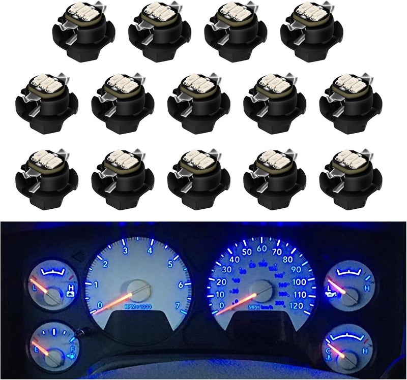 RAVSOFT Instrument Gauge Cluster Panel Speedometer LED Lights Bulbs Kit replacement Compatible with 2002-2006 Dodge Ram 1500 2500 3500 (Blue), Pack of 14 - Image 1